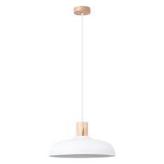 Lampa wisząca INDY biała 120x38x38cm nowoczesna E27 do salonu - Miniaturka zdjęcia nr 1