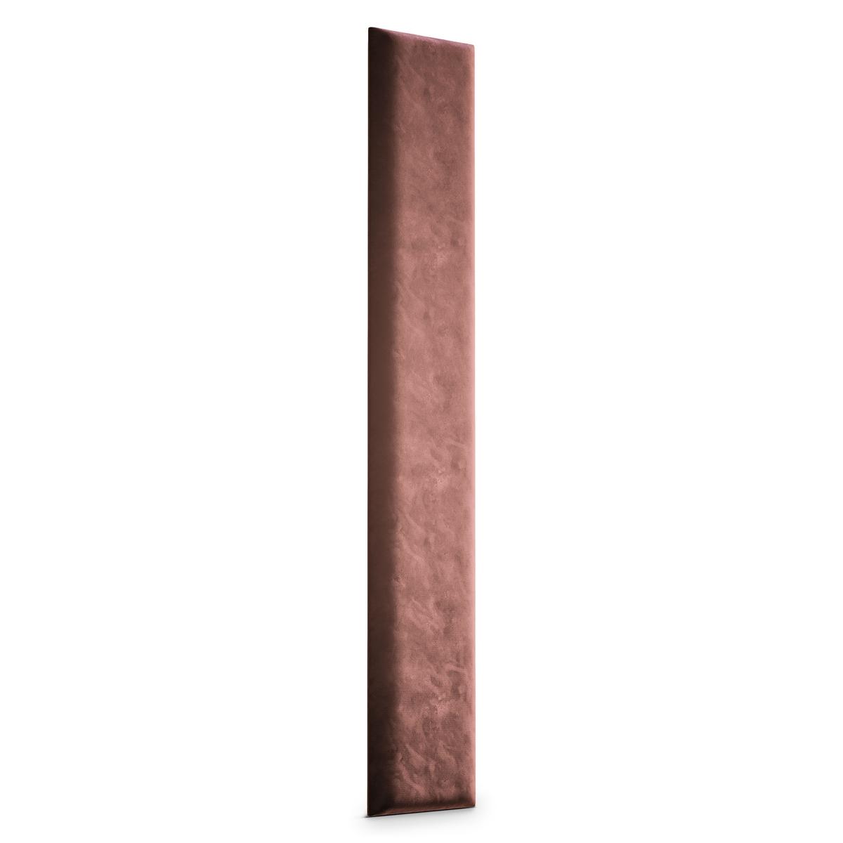 Panele tapicerowane 90x15 cm na ścianę magic velvet brudny róż
