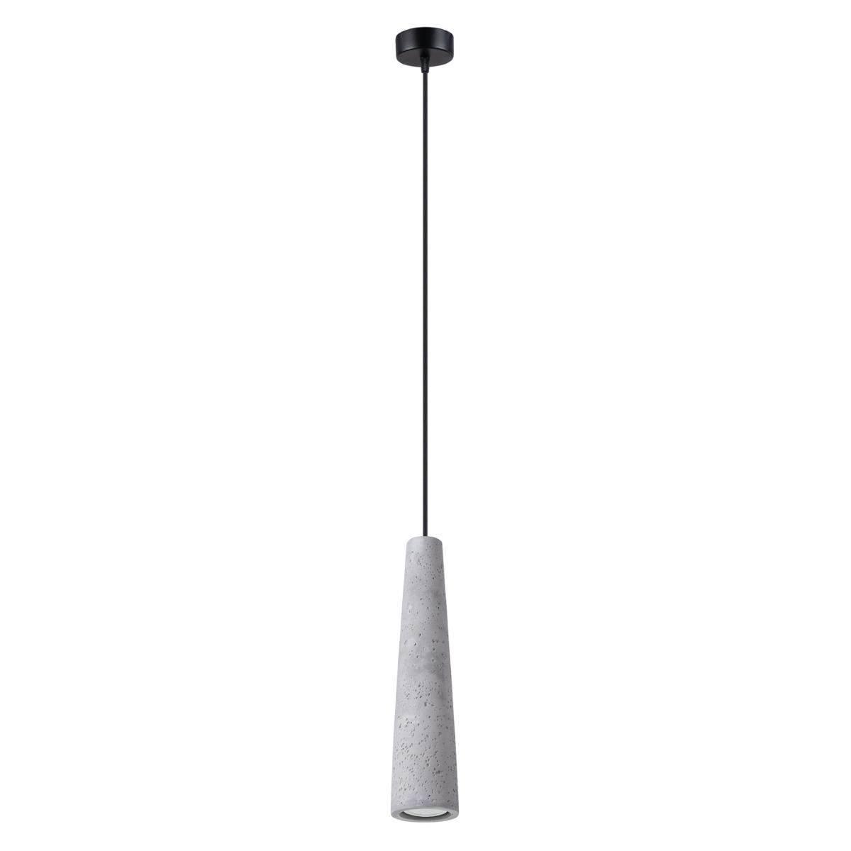 Lampa wisząca ELECTRA beton 125x8x8cm nowoczesna G10 do salonu