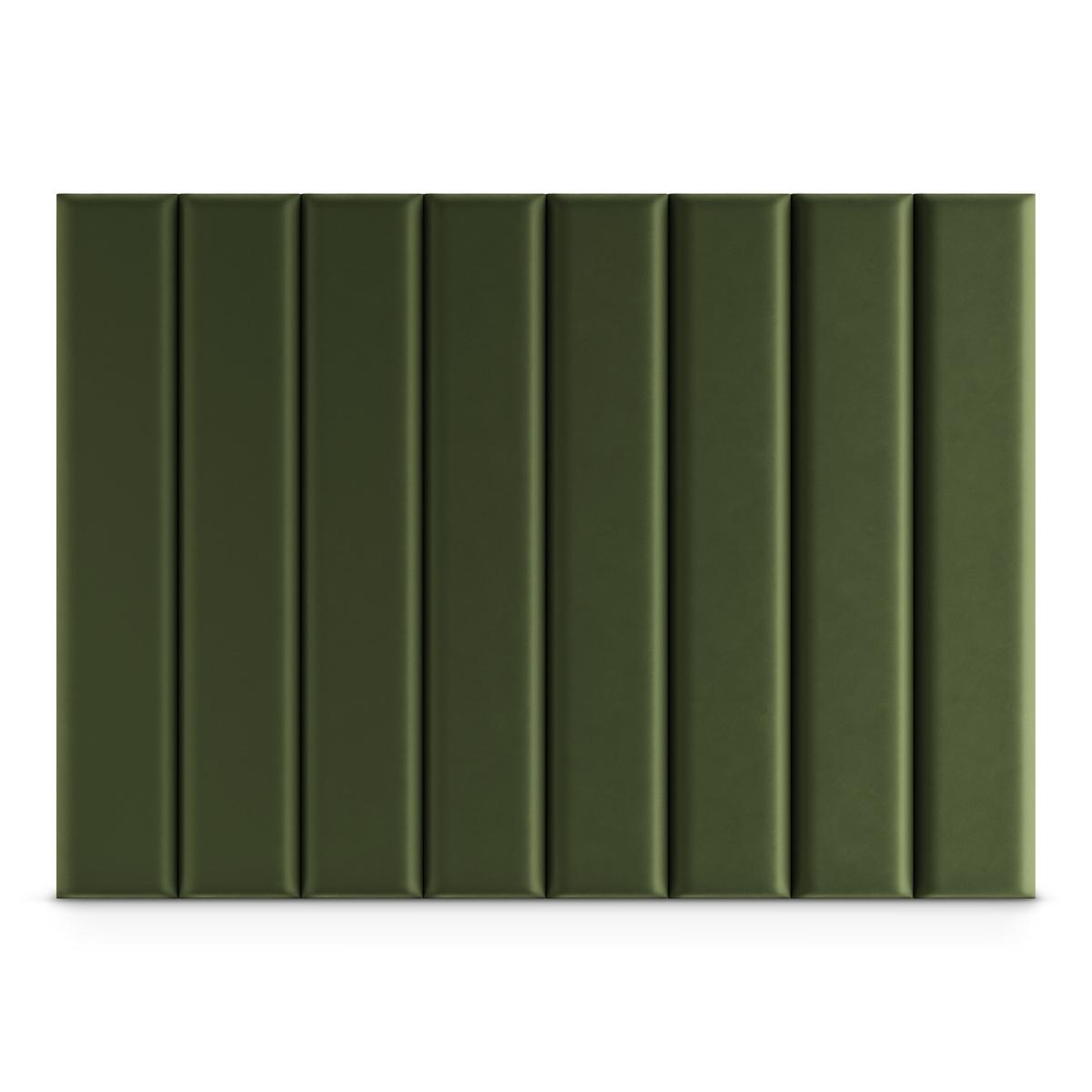 Panele tapicerowane  90x15 cm na ścianę magic velvet khaki nr. 4