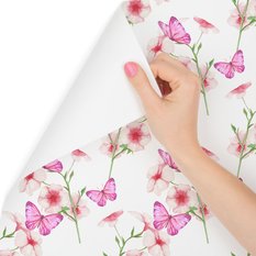 Tapeta motyle, kwiaty, natura, do pokoju dziecka  - Miniaturka zdjęcia nr 3