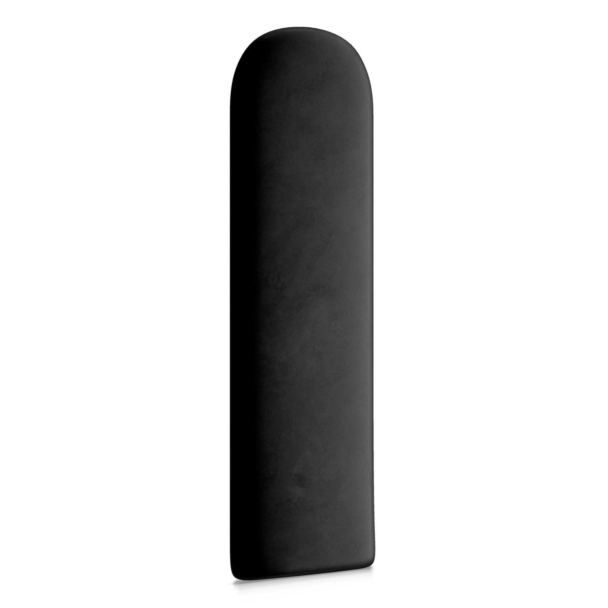 Panele tapicerowane  30x80 cm na ścianę płotek czarny nr. 2