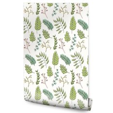 Tapeta Do Pokoju Dziecięcego Zielone LIŚCIE Natura 53x1000  - Miniaturka zdjęcia nr 1