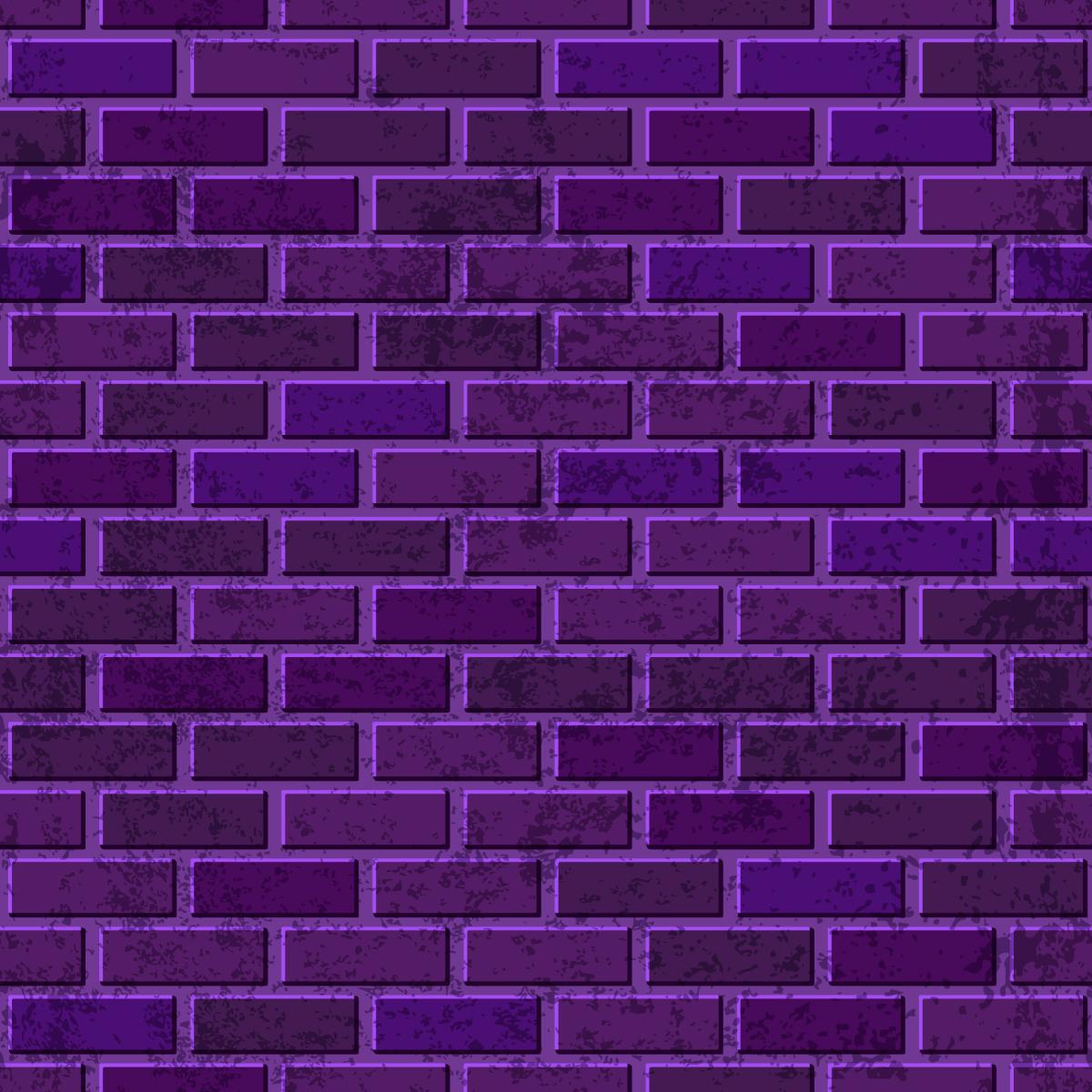 Tapeta W Rolce Fioletowe CEGŁY Nowoczesny Mur 3D  nr. 6