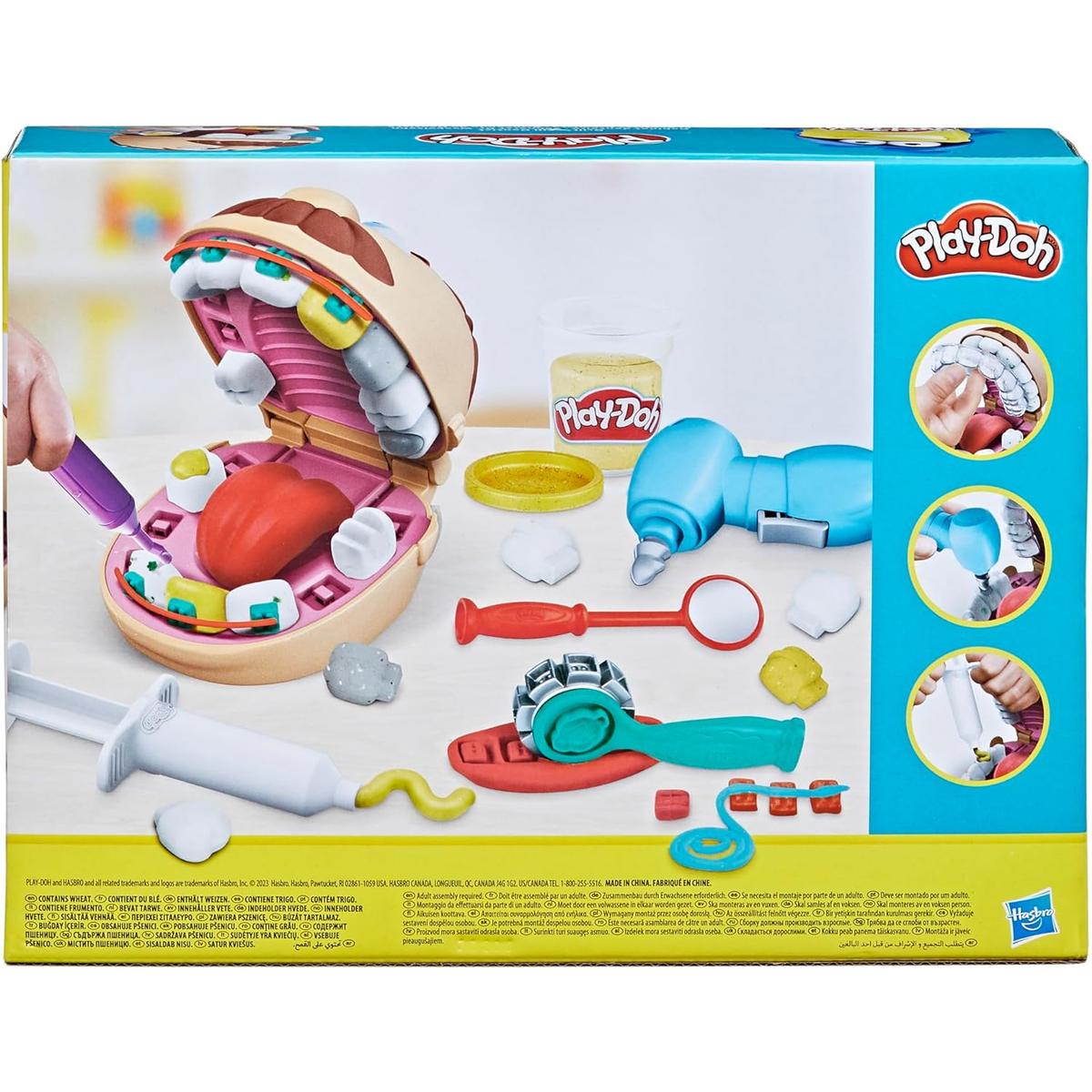 PLAY-DOH CIASTOLINA ZESTAW LECZENIE ZĘBA DOKTOR DENTYSTA HASBRO F1259 nr. 3