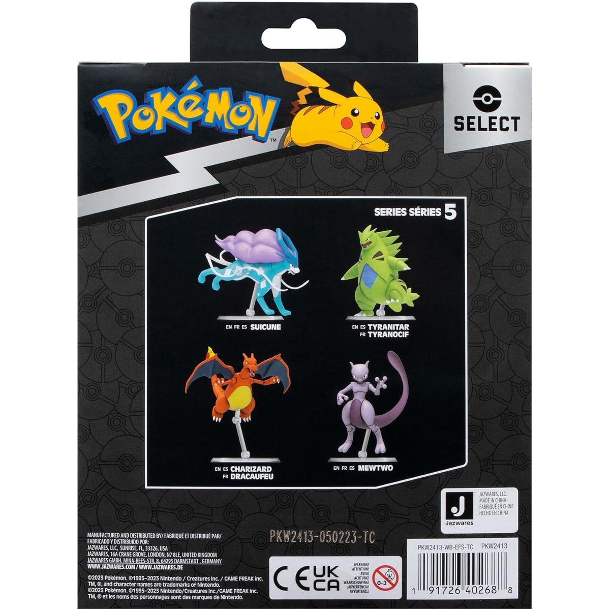 POKEMON SELECT ORYGINALNA RUCHOMA FIGURKA JAZWARES DELUXE TYRANITAR 15cm nr. 7