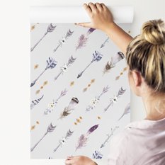 Tapeta Ścienna Indiańskie STRZAŁY Styl Boho Kwiaty  - Miniaturka zdjęcia nr 3