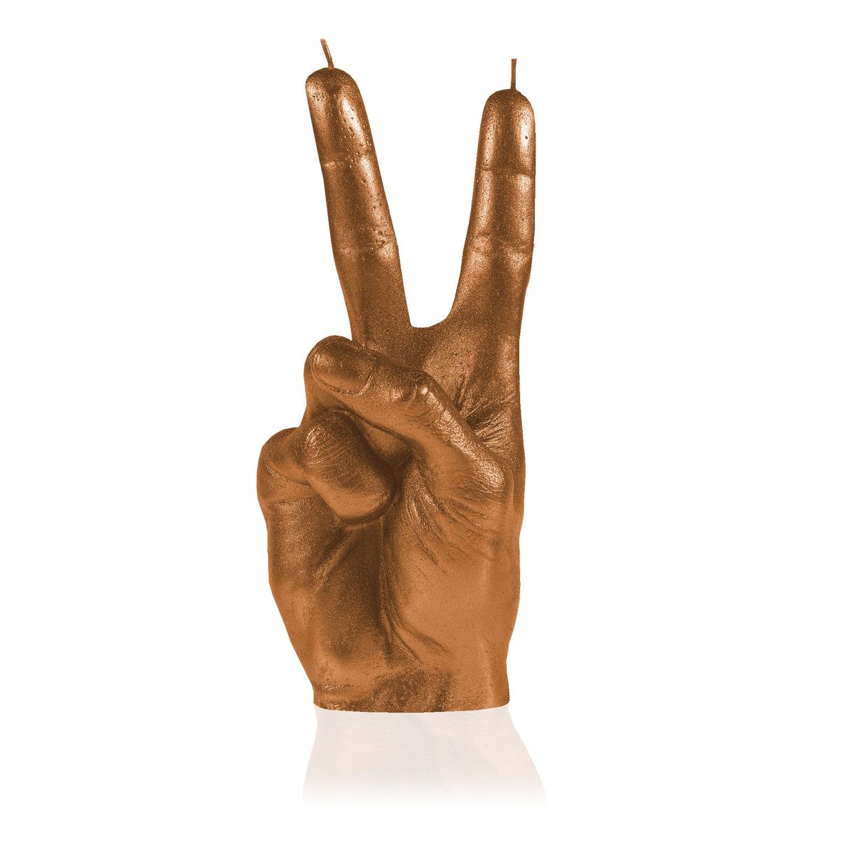 Świeca Hand PEACE Gold nr. 3