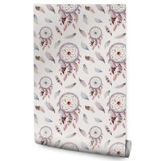 Tapeta Do Sypialni ŁAPACZE SNÓW Boho Pióra Ozdoba  - Miniaturka zdjęcia nr 1
