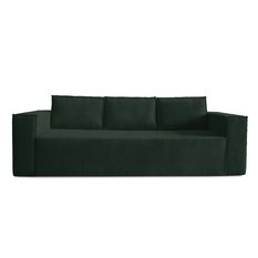 Kanapa rozkładana Verona 248x52x93 cm wersalka z funkcją spania i pojemnikiem sprężyny bonell sztruks butelkowa zieleń do salonu - Miniaturka zdjęcia nr 8