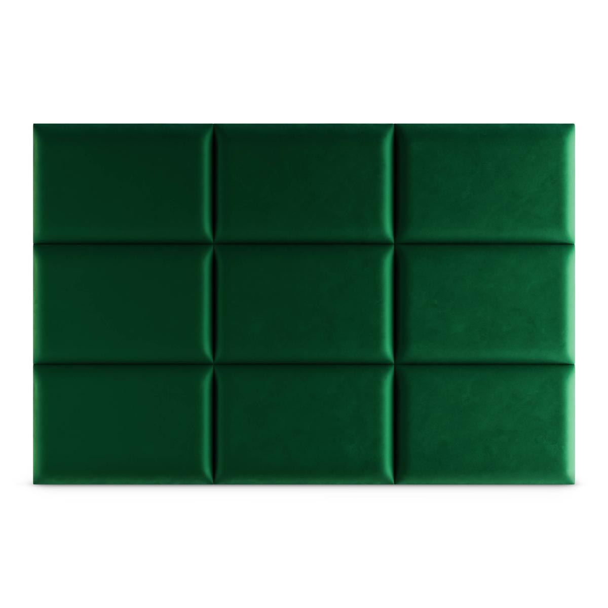 Panele tapicerowane 40x30 na ścianę magic velvet butelkowa zieleń nr. 4