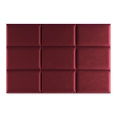Panele tapicerowane 50x40 cm na ścianę magic velvet bordowy - Miniaturka zdjęcia nr 4