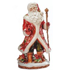 Figura świąteczna kolekcjonerska Święty Mikołaj (48 cm) Lamart - Miniaturka zdjęcia nr 1