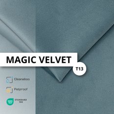 Łóżko Pojedyncze 90x200cm łóżko tapicerowane z pojemnikiem morskie do sypialni wezgłowie 100 cm  - Miniaturka zdjęcia nr 13