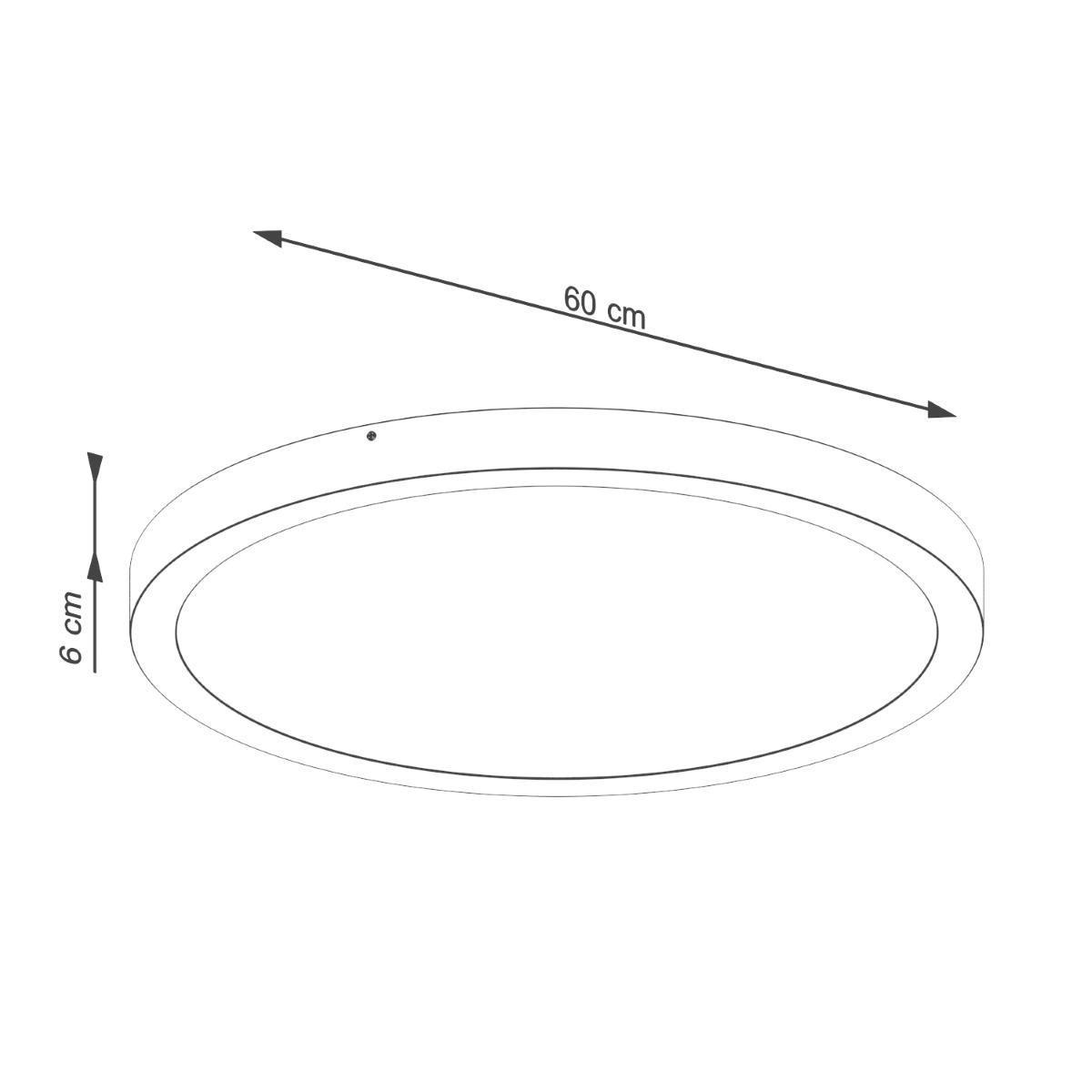 Plafon ONYX 60 biały LED 3000K 6x60x60cm 1xLED nr. 5