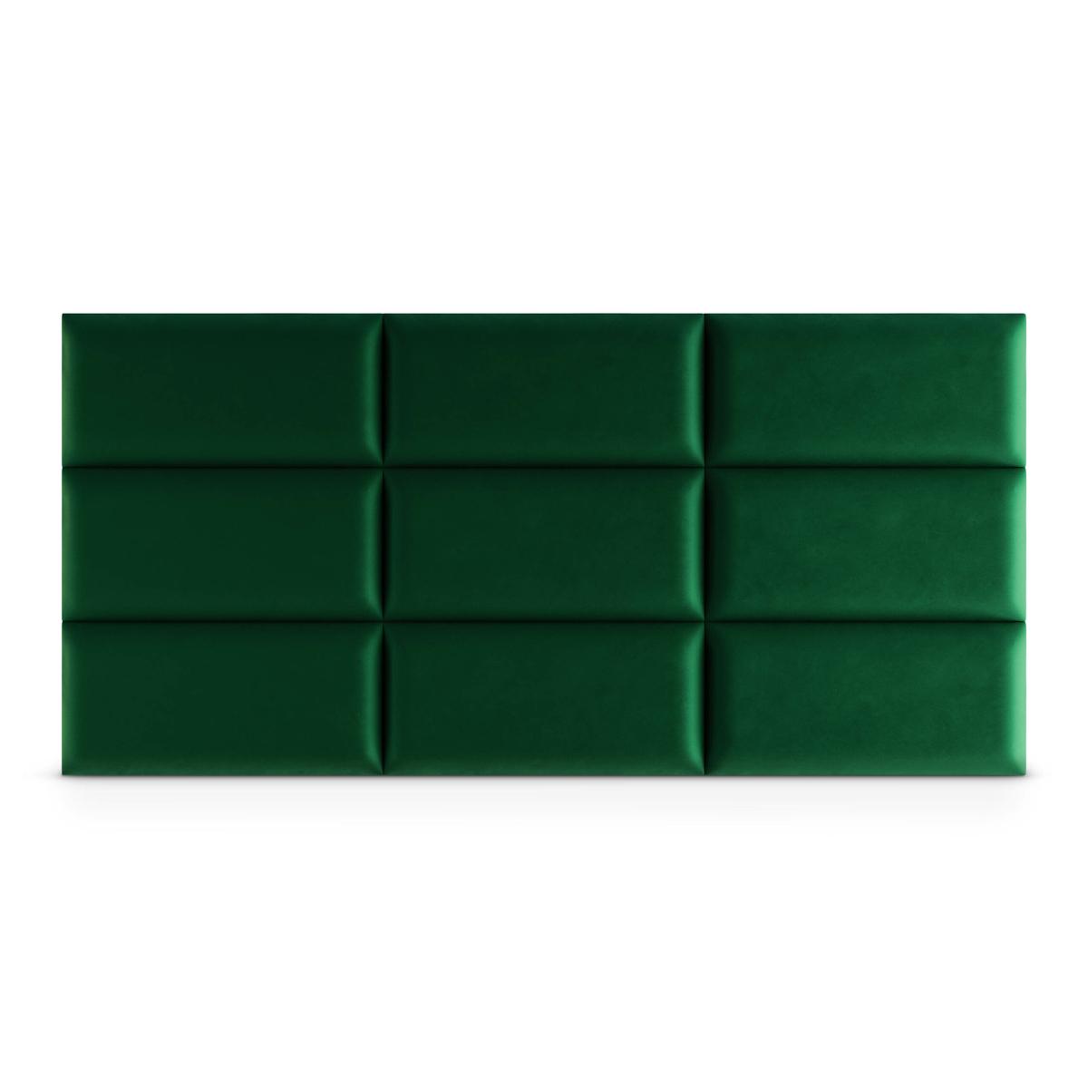 Panele tapicerowane 60x30 na ścianę magic velvet butelkowa zieleń nr. 4