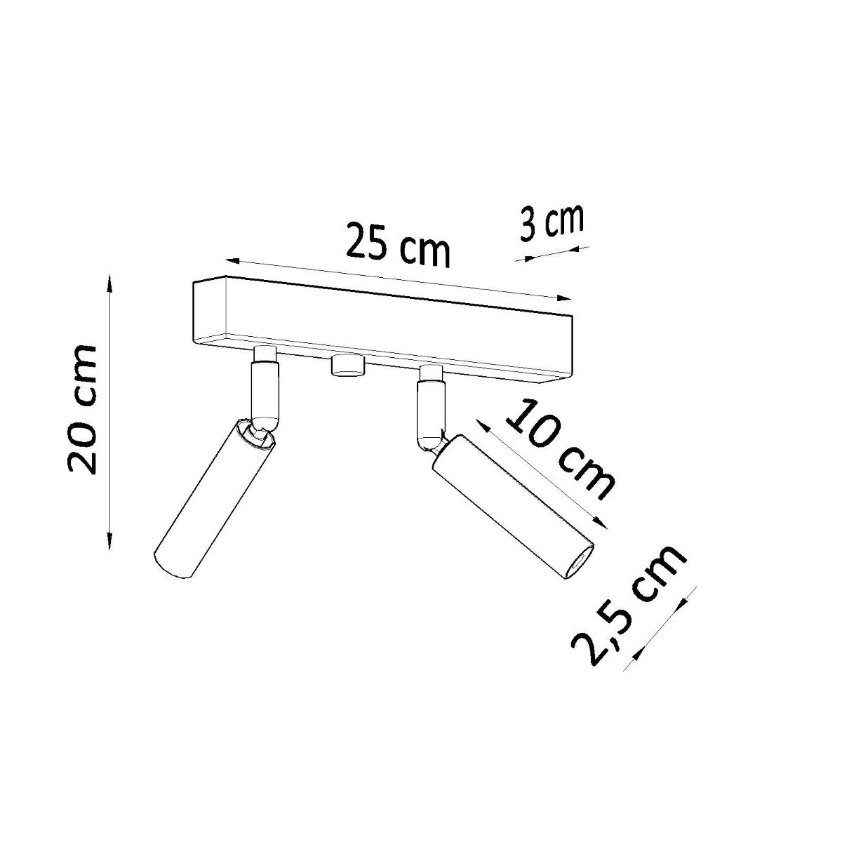 Plafon EYETECH 2 biały 20x3x25cm nowoczesna lampa G9 do salonu nr. 4