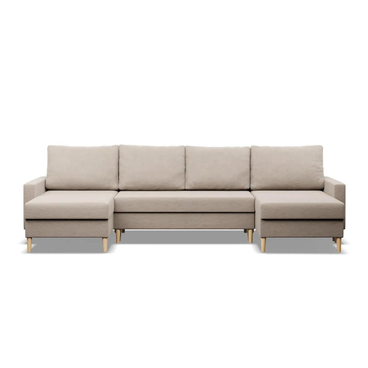 Narożnik Sofa Kanapa typ U Blank ciemnoszary nr. 3