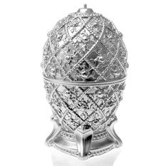 Świeca Faberge Egg Silver