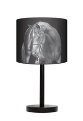 Lampa stołowa duża - Black horse