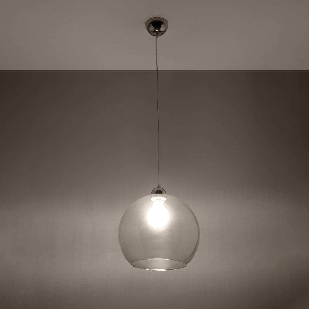 Lampa wisząca BALL transparentny 120x30x30cm nowoczesna E27 do salonu nr. 3