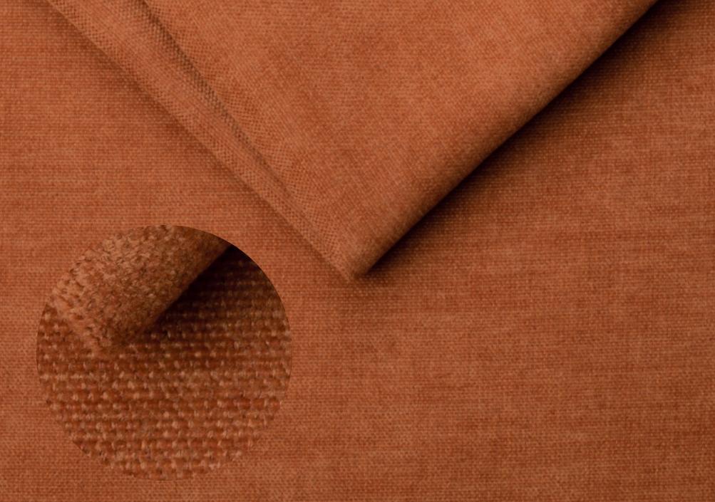 Kanapa z funkcją spania ITALY 253x110x71 cm FLOW trzyosobowa sofa rozkładana pomarańczowy nr. 5