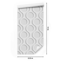 Tapeta Geometryczne KOŁA Kształty 3D do Biura  - Miniaturka zdjęcia nr 2