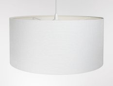 Lampa wisząca 40cm LEN LIGHT biała do salonu - Miniaturka zdjęcia nr 6