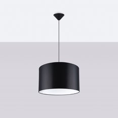 Lampa wisząca NOVA 40 czarna 88x40x40cm nowoczesna E27 do salonu - Miniaturka zdjęcia nr 2