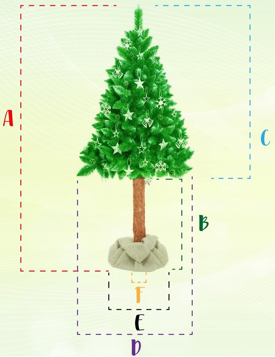 Choinka sztuczna 220 cm sosna z szyszkami premium diamentowa do salonu nr. 7