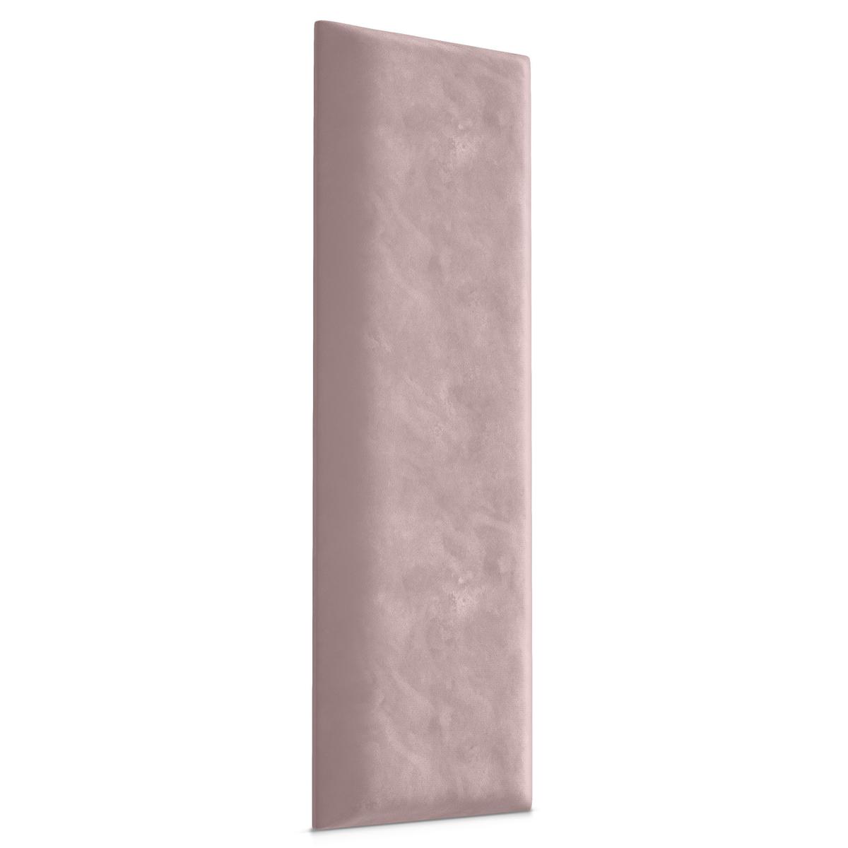 Panele tapicerowane  80x20 cm na ścianę prostokąt różowy
