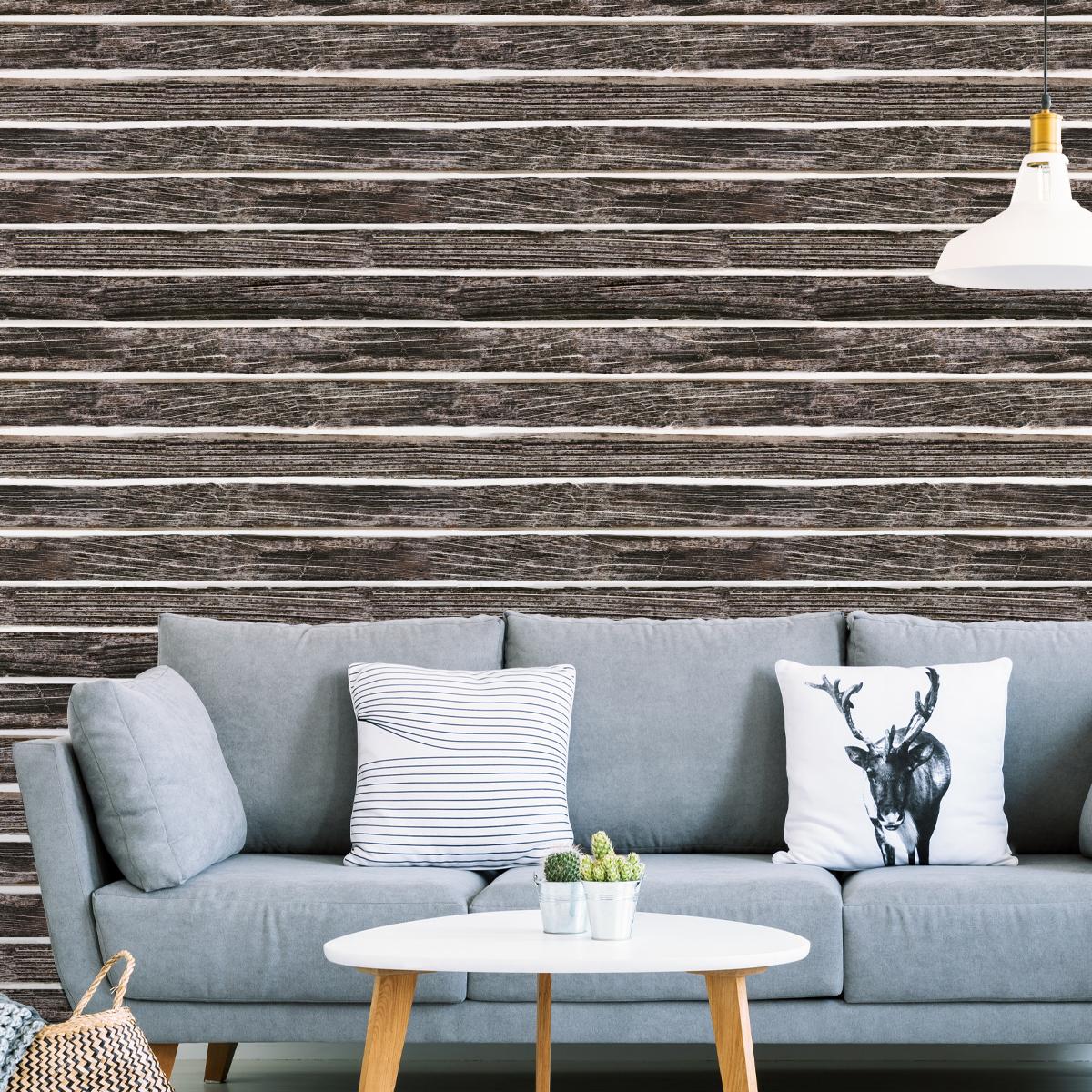 Tapeta Do Salonu DESKI DREWNIANE w Stylu Vintage 53x1000  nr. 7