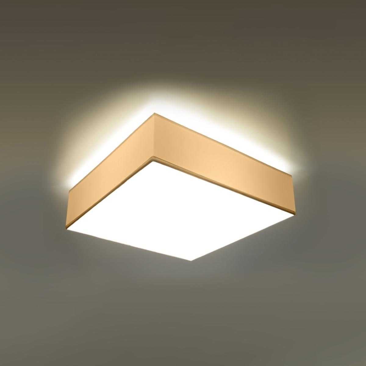 Plafon HORUS 35 biały 11x35x35cm nowoczesna lampa E27 do salonu nr. 3