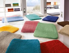 Kleine Wolke Relax Dywanik łazienkowy czarny 70x120 cm wysokie runo - Miniaturka zdjęcia nr 4