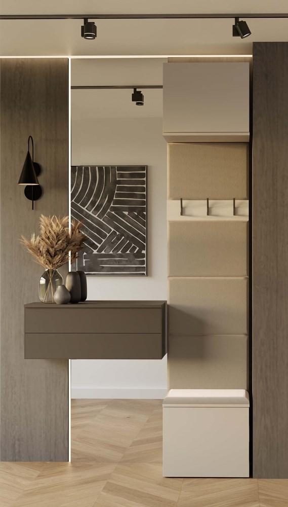 Garderoba wieszak HAGA 238x50x35 cm kaszmir nr. 3