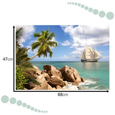 CASTORLAND Puzzle układanka 1500 elementów Sailing in Paradise - Żeglowanie w raju 68x47cm - Miniaturka zdjęcia nr 5