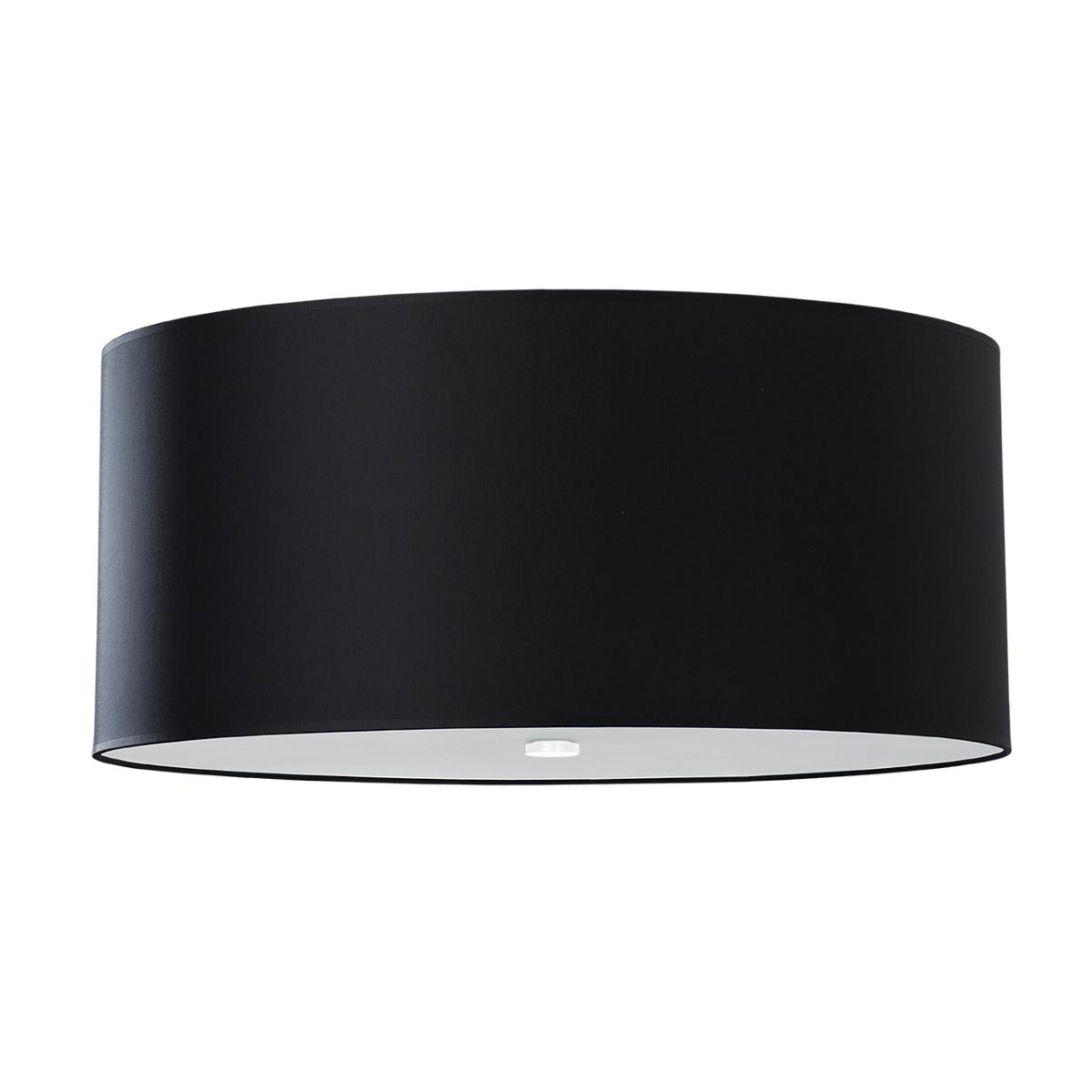 Plafon OTTO 60 czarny 30x60x60cm E27 nowoczesna lampa do salonu