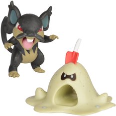 POKEMON BATTLE FIGURE PACK 2-PAK FIGURKI ALOLAN RATTATA + SANDYGAST - Miniaturka zdjęcia nr 2