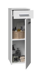  Szafka łazienkowa NEL V DS 85x30x30 cm z szufladą i drzwiami do łazienki biały mat - Miniaturka zdjęcia nr 4
