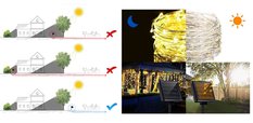 Girlanda ogrodowa 10m lampki ledowe solarne do ogrodu  - Miniaturka zdjęcia nr 9