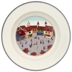 Talerz głęboki 21 cm Wieś Design Naif Villeroy & Boch kolorowy do jadalni - Miniaturka zdjęcia nr 1