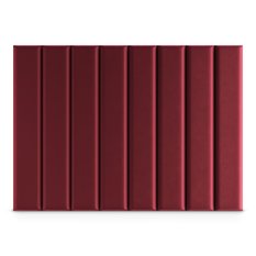  Panele tapicerowane 100x20 cm na ścianę magic velvet bordowy - Miniaturka zdjęcia nr 2