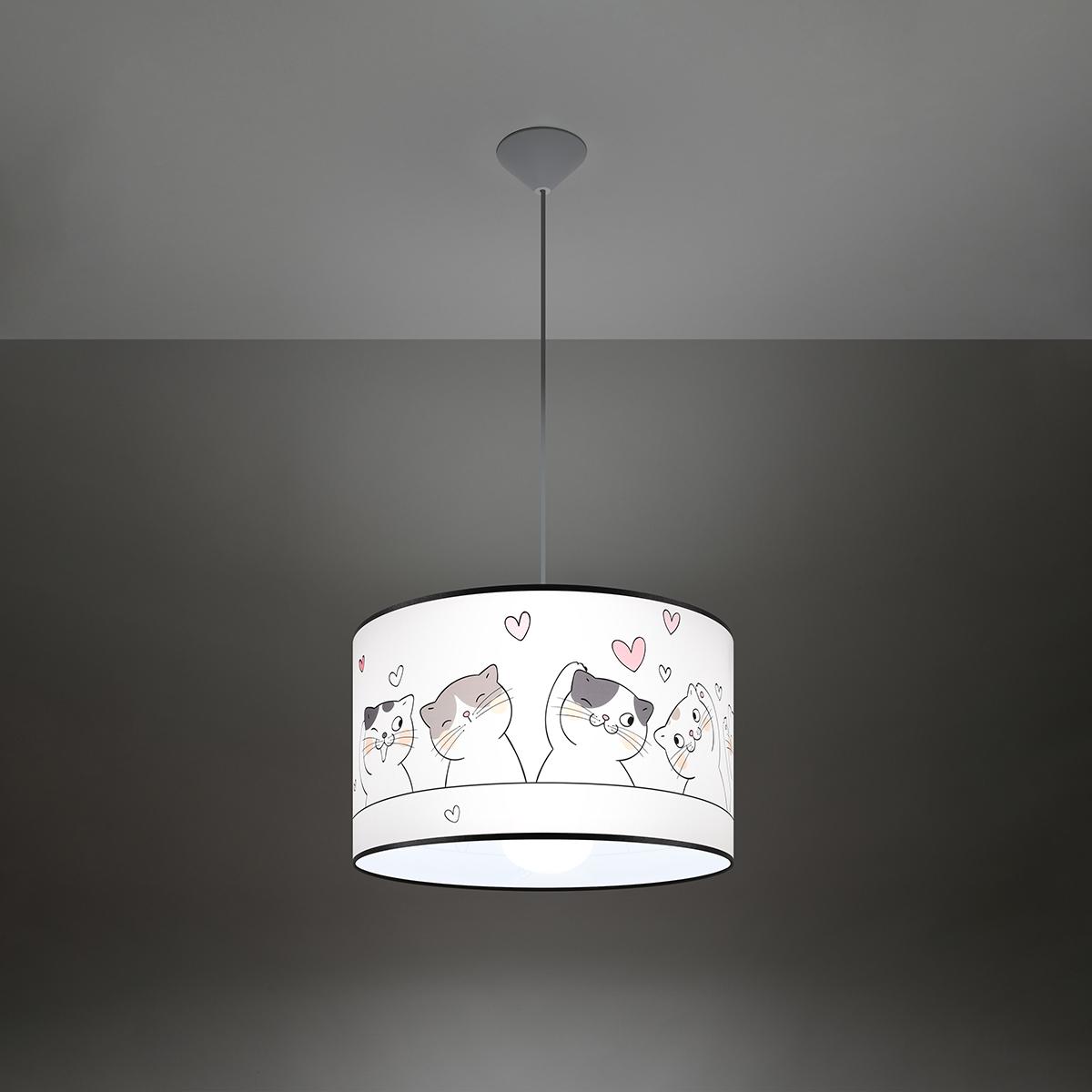 Lampa wisząca CAT 40 95x40x40cm nowoczesna E27 do salonu nr. 3