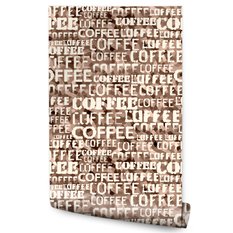 Tapeta napisy typografia kawa do kuchni i jadalni  - Miniaturka zdjęcia nr 1