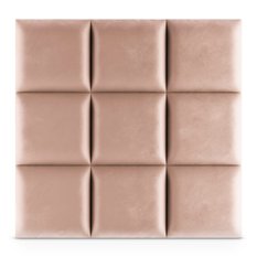 Panele tapicerowane 40x40 na ścianę magic velvet różowy - Miniaturka zdjęcia nr 4