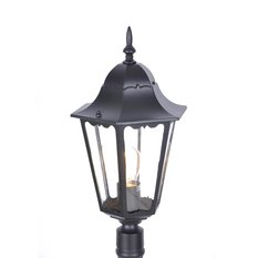 Lampa ogrodowa stojąca K-6006A LOZANA 24x114x24 cm do ogrodu czarny - Miniaturka zdjęcia nr 2