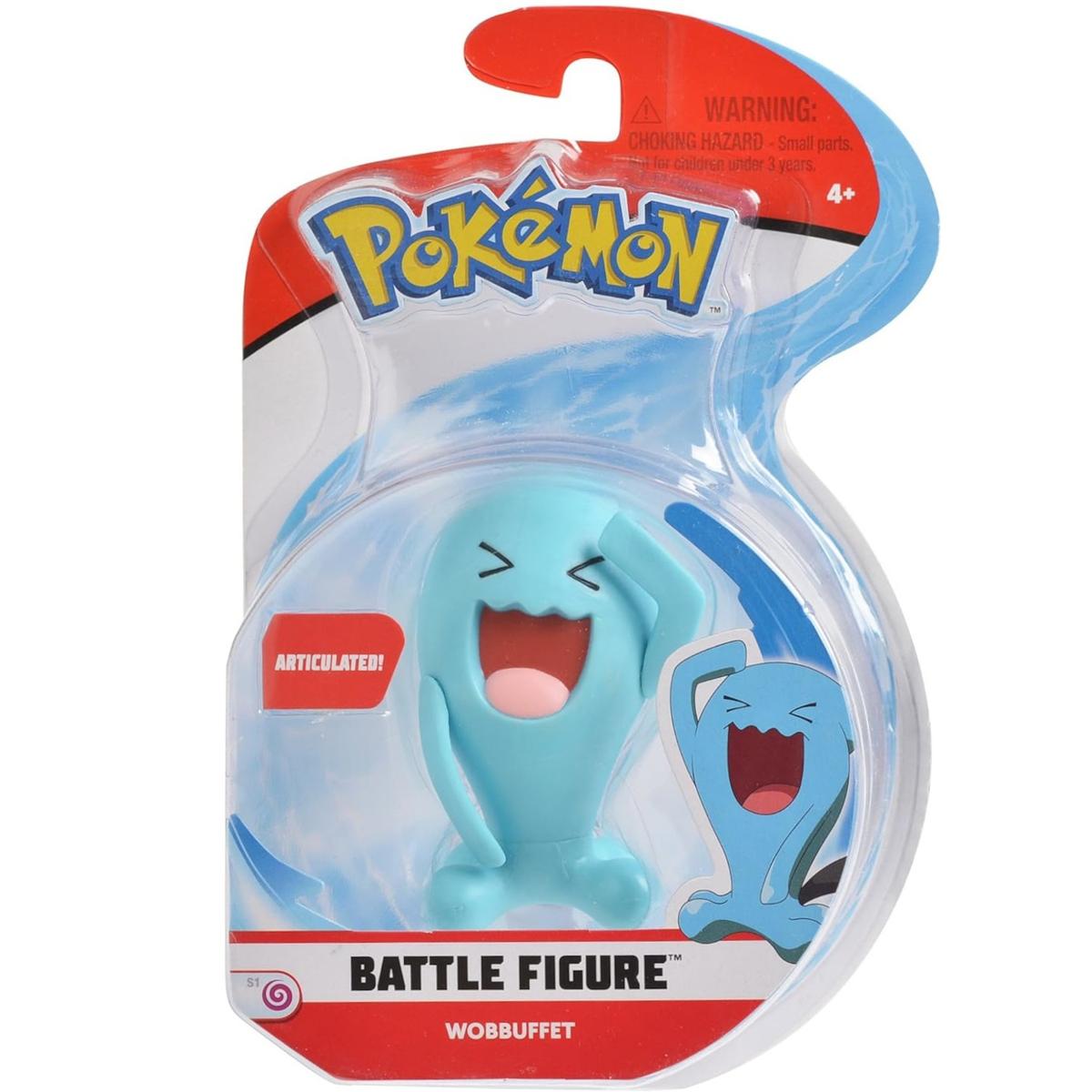 POKEMON BATTLE FIGURE JAZWARES 1-PAK ORYGINALNA RUCHOMA FIGURKA WOBBUFFET