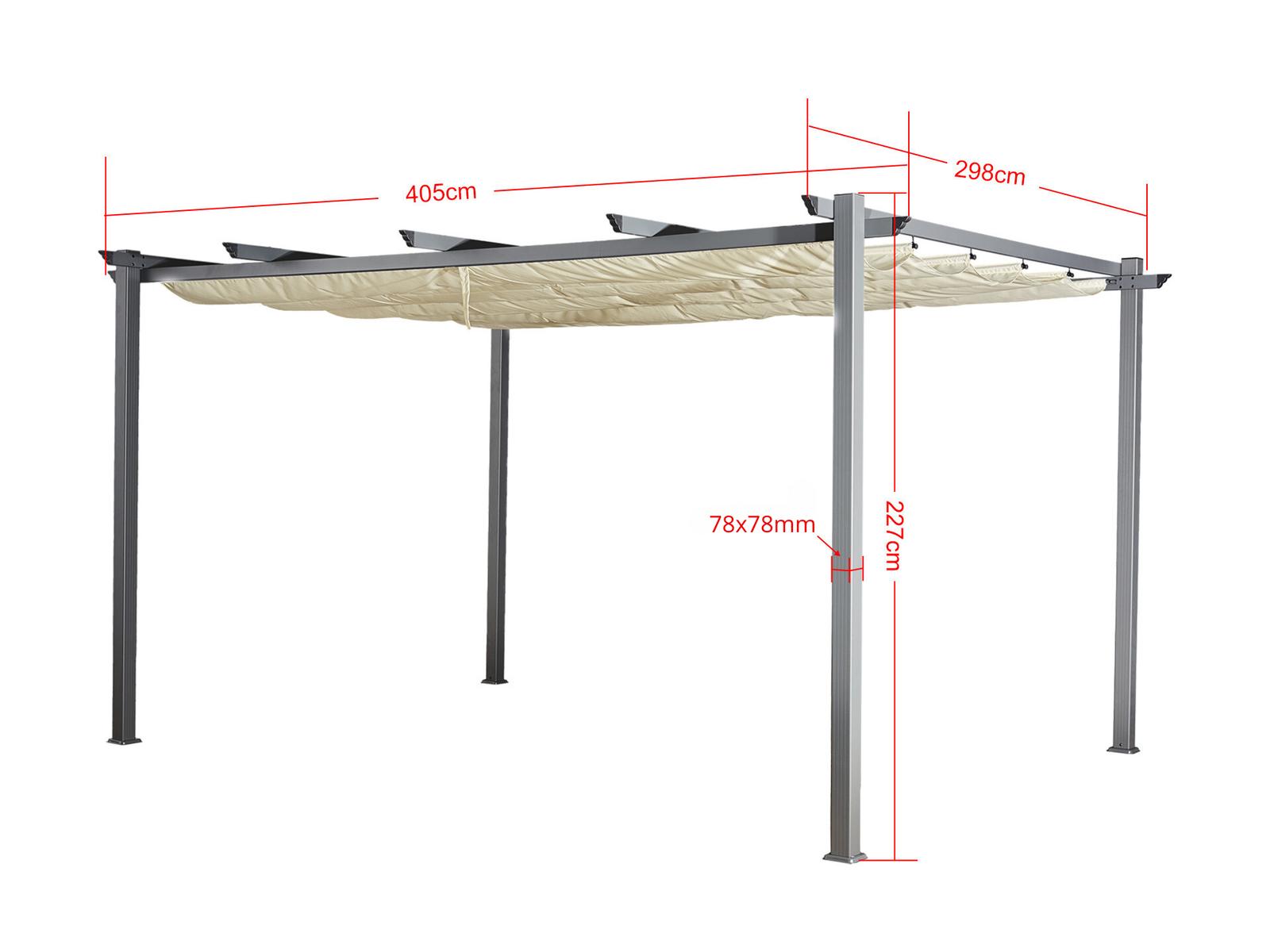 Pawilon ogrodowy II 3 x 4 m Ecru nr. 6