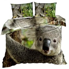 Pościel 3D bawełna satyna 160x200cm KOALA - Miniaturka zdjęcia nr 1