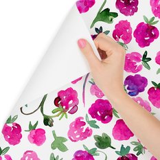 Tapeta ścienna z owocami liście zieleń, do jadalni  - Miniaturka zdjęcia nr 3